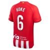 Camiseta de fútbol Atlético Madrid Koke 6 Primera Equipación 23-24 - Hombre